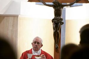 Pope Francis celebrates Mass Sept. 14. Pope Francis celebrates Mass Sept. 14.
