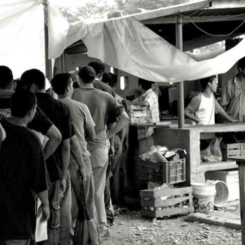 Central American migrants in Mexico. Central American migrants in Mexico.