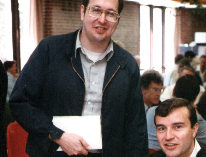 Father Robert Spitzer and Father William Watson have been friends since they were Jesuit novices in Spokane in 1974. Father Robert Spitzer and Father William Watson have been friends since they were Jesuit novices in Spokane in 1974.
