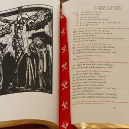 The cover to a parish guide on the English translation of the new edition of the Roman Missal. The guide is among the resources being made available by the U.S. Conference of Catholic Bishops before the missal goes into use in late November next year. The cover to a parish guide on the English translation of the new edition of the Roman Missal. The guide is among the resources being made available by the U.S. Conference of Catholic Bishops before the missal goes into use in late November next year.