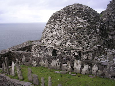 Skellig oratory and cemetery. Skellig oratory and cemetery.