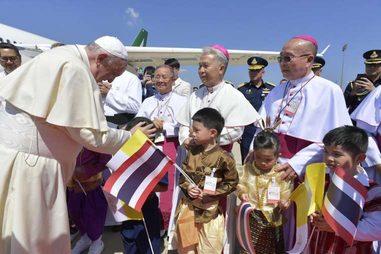 Pope Francis arrives in Thailand Nov. 20. Pope Francis arrives in Thailand Nov. 20.