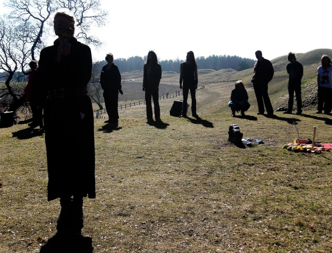 A neo-pagan ritual in Scandinavia: Paganism is gaining ground of late, in a disturbing development in certain locales. A neo-pagan ritual in Scandinavia: Paganism is gaining ground of late, in a disturbing development in certain locales.