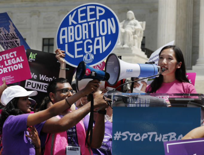 Leana Wen, president of Planned Parenthood, speaks during a protest against abortion bans May 21 outside the Supreme Court in Washington. A coalition of dozens of groups held a ‘National Day of Action to Stop the Bans,’ with other events planned throughout the week. Leana Wen, president of Planned Parenthood, speaks during a protest against abortion bans May 21 outside the Supreme Court in Washington. A coalition of dozens of groups held a ‘National Day of Action to Stop the Bans,’ with other events planned throughout the week.