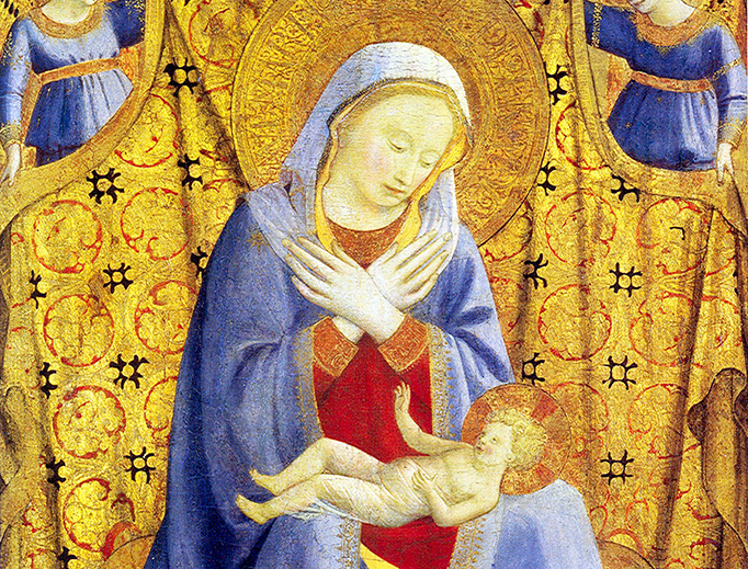 Fra Angelico, “Madonna of Humility”, c. 1430 Fra Angelico, “Madonna of Humility”, c. 1430