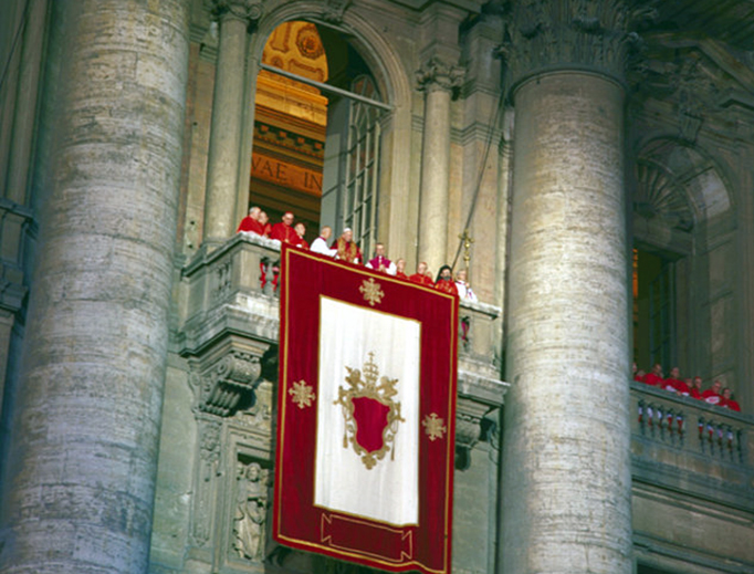 First appearance of Pope John Paul II in 1978 First appearance of Pope John Paul II in 1978
