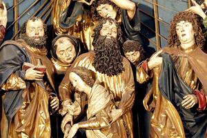 Wit Stwosz (c. 1450-1533), “Dormition of Mary,” from the Kosciol Mariacki in Krakow Wit Stwosz (c. 1450-1533), “Dormition of Mary,” from the Kosciol Mariacki in Krakow