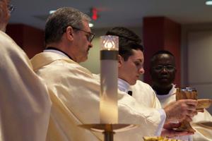 Above, Deacon Carlos Garcia and his son Father Michael Garcia have a special connection in the Church. Above, Deacon Carlos Garcia and his son Father Michael Garcia have a special connection in the Church.