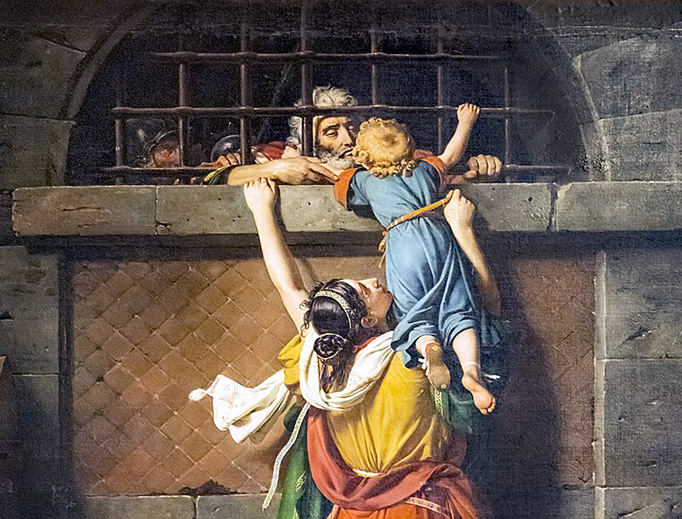 Jean-Victor Schnetz, “Boethius Bids Farewell to His Family,” 1826 Jean-Victor Schnetz, “Boethius Bids Farewell to His Family,” 1826