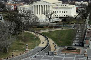 The Supreme Court Building is seen from the U.S. Capitol Dome Feb. 28. The Supreme Court Building is seen from the U.S. Capitol Dome Feb. 28.