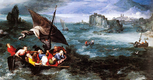 Pieter Brueghel the Younger (1564-1638), “Christ in the Storm on the Sea of Galilee” Pieter Brueghel the Younger (1564-1638), “Christ in the Storm on the Sea of Galilee”