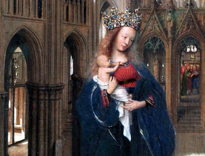Jan van Eyck, “The Madonna in the Church”, c. 1440
Jan van Eyck, “The Madonna in the Church”, c. 1440