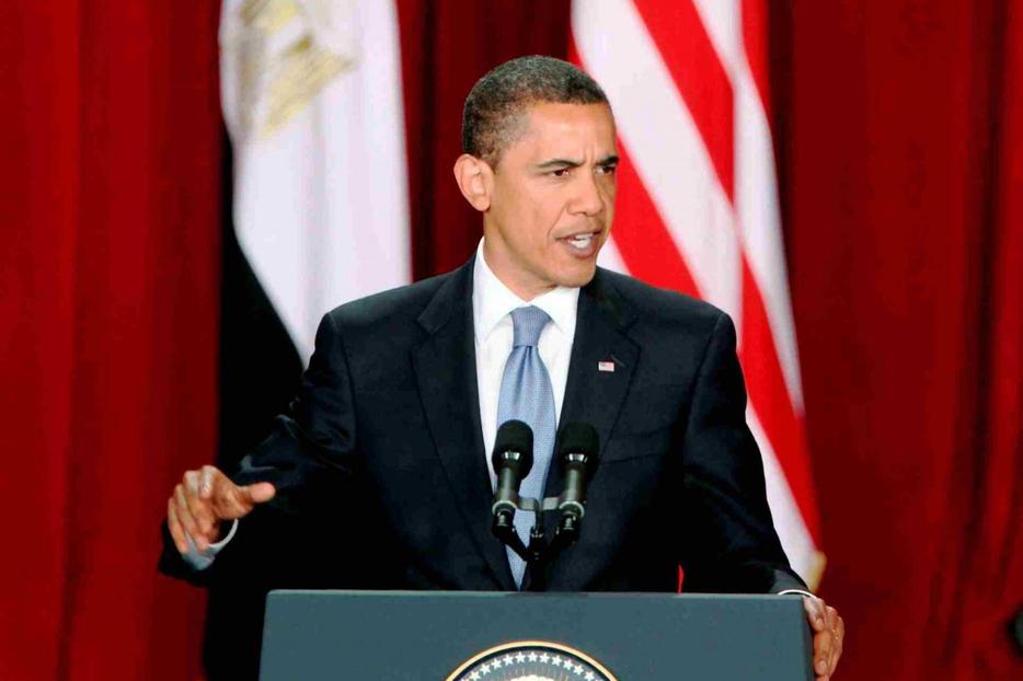 President Obama speaks at Cairo University. President Obama speaks at Cairo University.