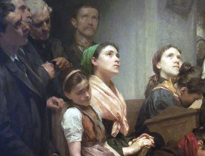 Eduard Lebiedzki, “The Sermon” (1880s) Eduard Lebiedzki, “The Sermon” (1880s)