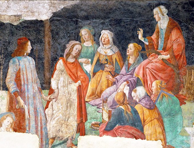 Sandro Botticelli, “A Young Man Being Introduced to the Seven Liberal Arts,” c. 1484 Sandro Botticelli, “A Young Man Being Introduced to the Seven Liberal Arts,” c. 1484