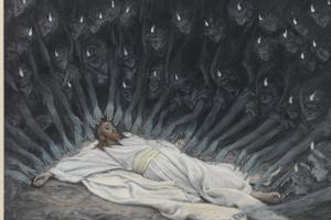 James Tissot, Jesus Ministered to by Angels from the Brooklyn Museum
James Tissot, Jesus Ministered to by Angels from the Brooklyn Museum