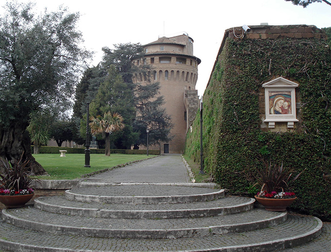 St. John’s Tower in the Vatican Gardens is the seat of the Secretariat for the Economy.
St. John’s Tower in the Vatican Gardens is the seat of the Secretariat for the Economy.