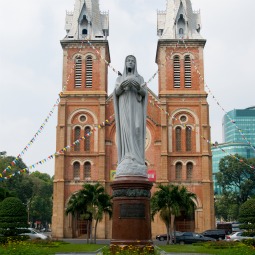 Notre Dame Cathedral in Ho Chi Minh City, Vietnam. Notre Dame Cathedral in Ho Chi Minh City, Vietnam.