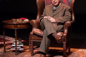 Above, Max McLean portrays C.S. Lewis; below, a scene from Martin Luther on Trial. Above, Max McLean portrays C.S. Lewis; below, a scene from Martin Luther on Trial.