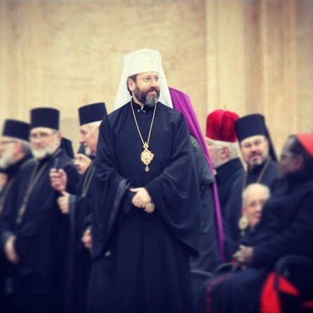 His Beatitude Archbishop Sviatoslav Shevchuk at the Vatican. His Beatitude Archbishop Sviatoslav Shevchuk at the Vatican.