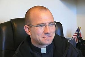 Father Jeremy Leatherby, shown in a 2011 YouTube video, was excommunicated Aug. 7 by Bishop Jaime Soto of the Diocese of Sacramento, California Father Jeremy Leatherby, shown in a 2011 YouTube video, was excommunicated Aug. 7 by Bishop Jaime Soto of the Diocese of Sacramento, California