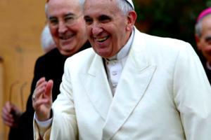 Pope Francis visits St. Michael the Archangel parish on the outskirts of Rome on Feb. 8. Pope Francis visits St. Michael the Archangel parish on the outskirts of Rome on Feb. 8.