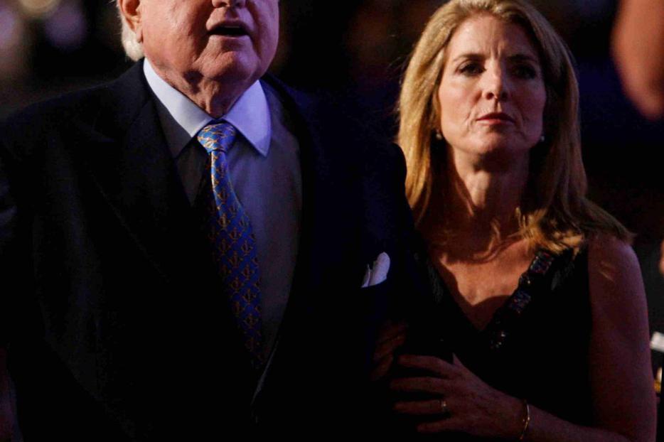 Edward and Caroline Kennedy. Edward and Caroline Kennedy.