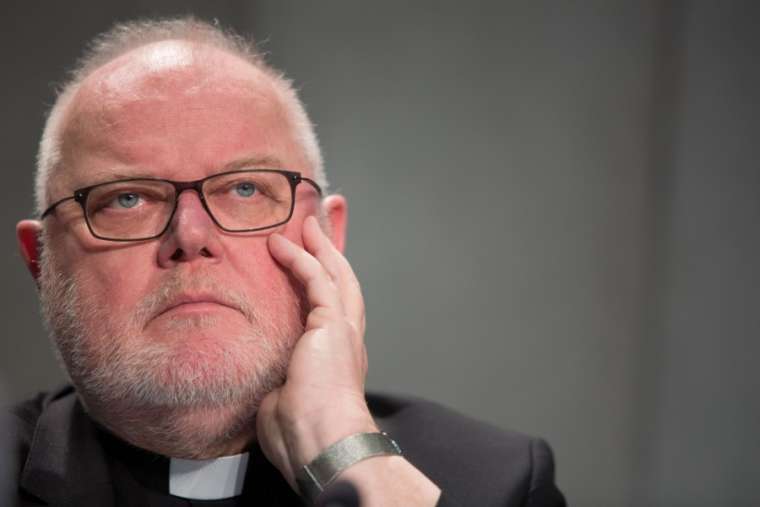 Cardinal Reinhard Marx at the Holy See Press Office on Feb. 15, 2017. Cardinal Reinhard Marx at the Holy See Press Office on Feb. 15, 2017.