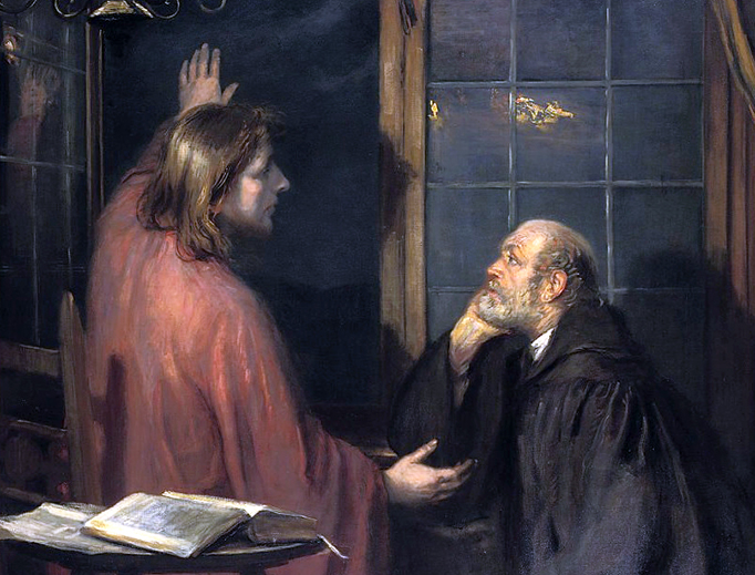 Fritz von Uhde, “Christ and Nicodemus” (c. 1896) Fritz von Uhde, “Christ and Nicodemus” (c. 1896)