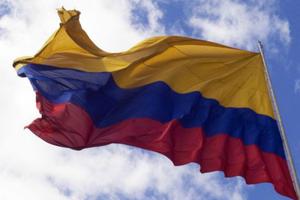 The flag of Colombia. The flag of Colombia.