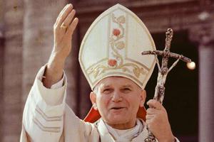 St. John Paul II greets the faithful in St. Peter’s Square circa 1978. St. John Paul II greets the faithful in St. Peter’s Square circa 1978.