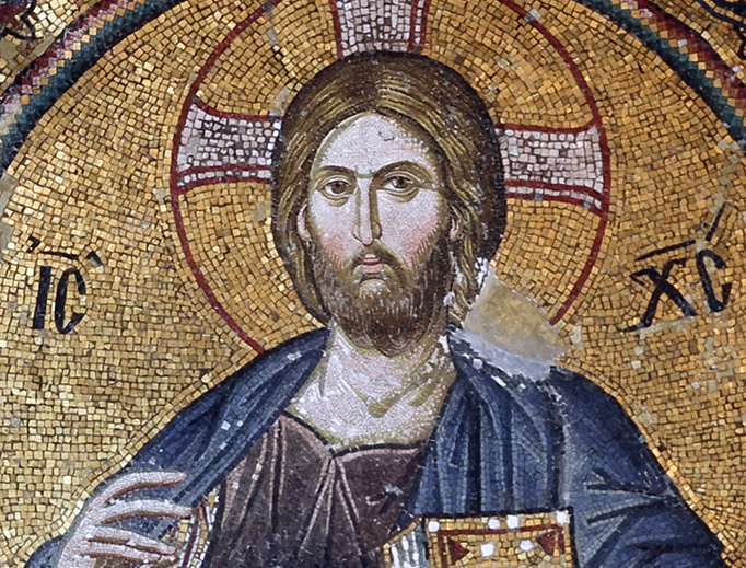 Pantocrator mosaic at the top of the southern cupula of the inner narthex of the Church of the Holy Saviour in Chora, in Istanbul. Pantocrator mosaic at the top of the southern cupula of the inner narthex of the Church of the Holy Saviour in Chora, in Istanbul.