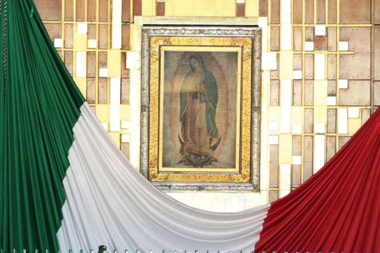 Image of Our Lady is the focus at the Shrine of Our Lady of Guadalupe in Mexico City. Image of Our Lady is the focus at the Shrine of Our Lady of Guadalupe in Mexico City.
