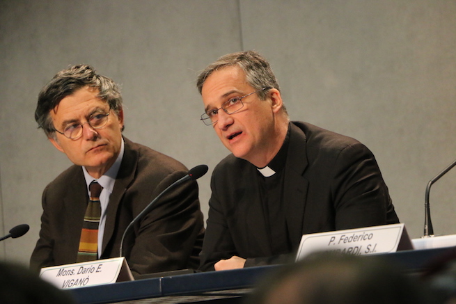 Msgr. Dario Edoardo Viganò, prefect of the Secretariat for the Communications of the Holy See, presenting the 50th World Day of Social Communications Message at the Vatican, Jan. 22, 2016 Msgr. Dario Edoardo Viganò, prefect of the Secretariat for the Communications of the Holy See, presenting the 50th World Day of Social Communications Message at the Vatican, Jan. 22, 2016
