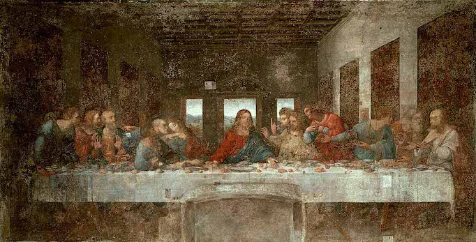 Leonardo Da Vinci's "Last Supper". Leonardo Da Vinci's "Last Supper".