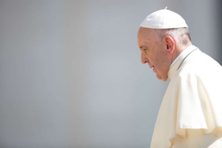 Pope Francis at a general audience in Rome in June. Pope Francis at a general audience in Rome in June.
