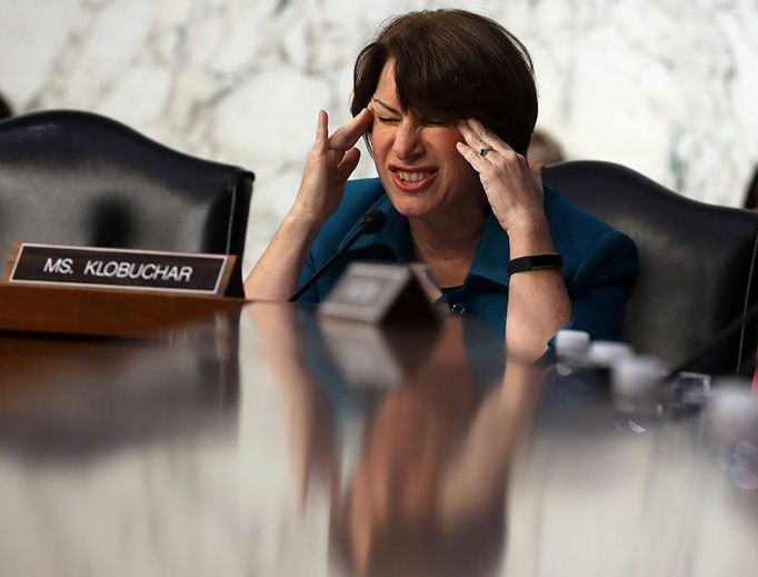 U.S. Sen. Amy Klobuchar, D-Minnesota, gestures as she questions Judge Neil Gorsuch during the third day of his Supreme Court confirmation hearing before the Senate Judiciary Committee in the Hart Senate Office Building on Capitol Hill March 22 in Washington. U.S. Sen. Amy Klobuchar, D-Minnesota, gestures as she questions Judge Neil Gorsuch during the third day of his Supreme Court confirmation hearing before the Senate Judiciary Committee in the Hart Senate Office Building on Capitol Hill March 22 in Washington.