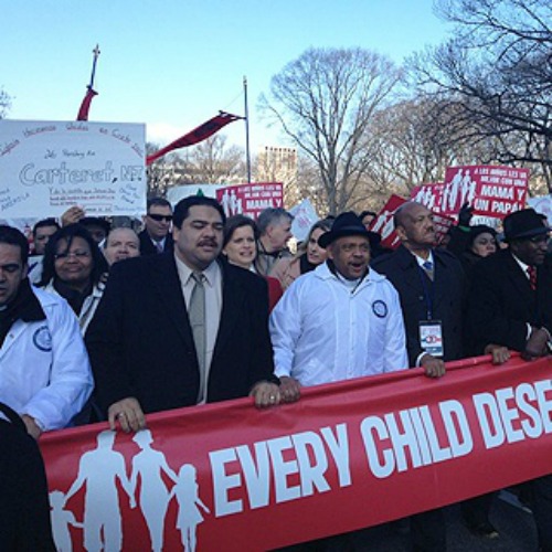 March for Marriage participants carry a banner in Washington on March 26, 2013.
March for Marriage participants carry a banner in Washington on March 26, 2013.