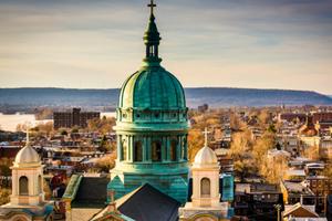 The Cathedral of Saint Patrick in Harrisburg, Pennsylvania. The Cathedral of Saint Patrick in Harrisburg, Pennsylvania.