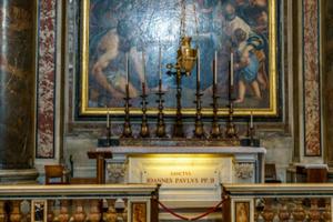Tomb of Saint John Paul II. Tomb of Saint John Paul II.