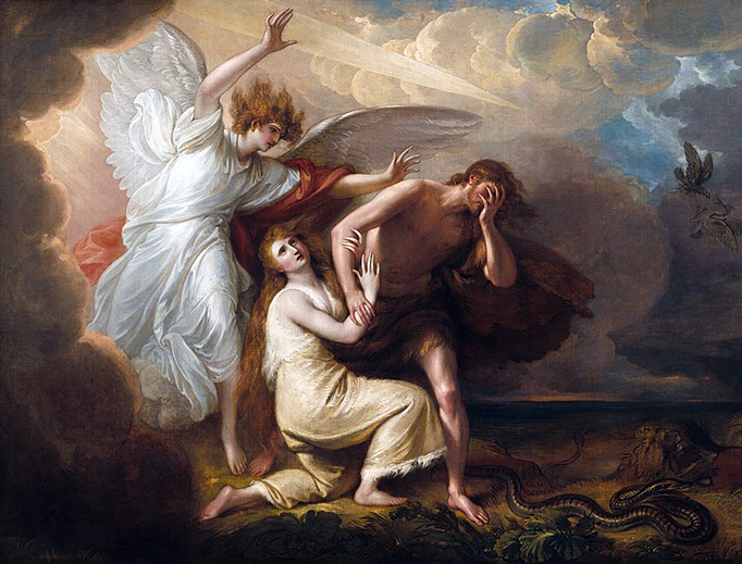 Benjamin West, “The Expulsion of Adam and Eve from Paradise,” 1791 Benjamin West, “The Expulsion of Adam and Eve from Paradise,” 1791