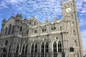 Cathedral in Lagos, Nigeria. Cathedral in Lagos, Nigeria.