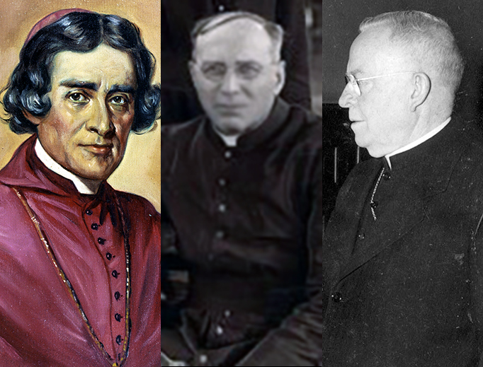 L to R: Ven. Frederic Baraga, Fr. Thomas Price, Archbishop John Noll L to R: Ven. Frederic Baraga, Fr. Thomas Price, Archbishop John Noll