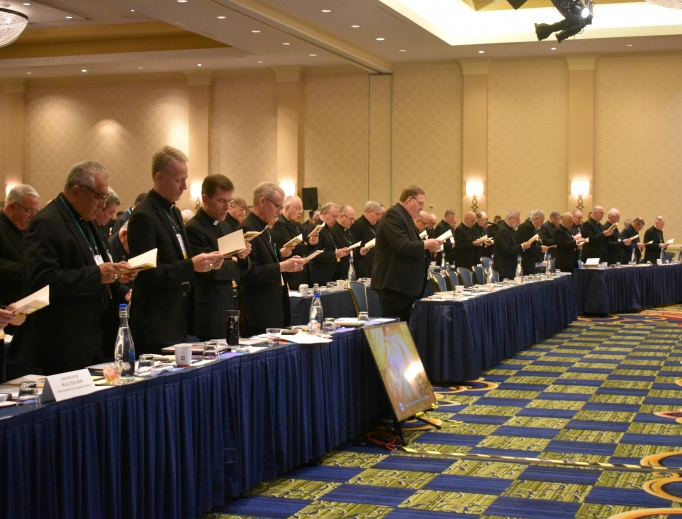 The U.S. bishops gathered this week in Baltimore for their annual fall meeting. The U.S. bishops gathered this week in Baltimore for their annual fall meeting.