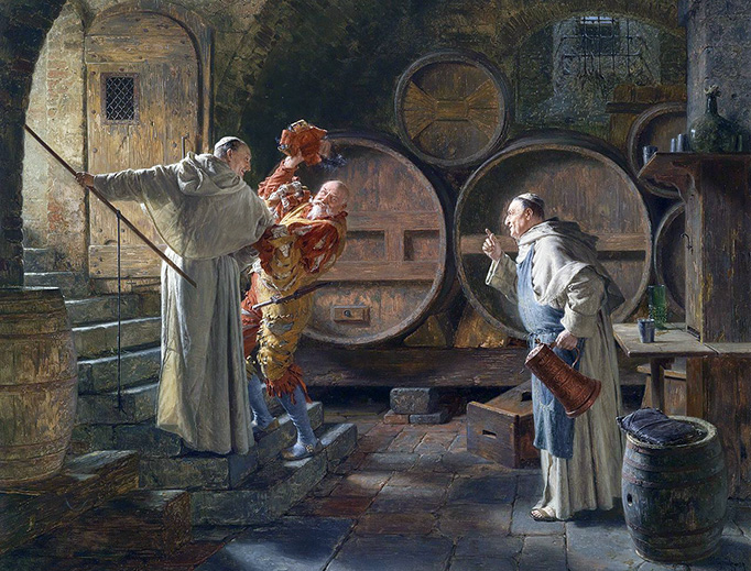Eduard von Grützner, “Nach schwerer Sitzung,” 1892 Eduard von Grützner, “Nach schwerer Sitzung,” 1892