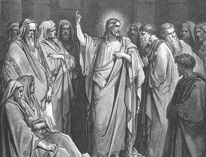 Gustav Doré (1832-1883), “Christ in the Synagogue” Gustav Doré (1832-1883), “Christ in the Synagogue”