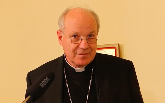 Cardinal Christoph Schönborn addressing a symposium at the International Theological Institute, Trumau, Austria, April 9. The symposium was entitled: "And God Saw That It Was Very Good: Reinvigorating the Sacrament of Marriage and the Christian Family in Light of the 2014 and 2015 Synods." Cardinal Christoph Schönborn addressing a symposium at the International Theological Institute, Trumau, Austria, April 9. The symposium was entitled: "And God Saw That It Was Very Good: Reinvigorating the Sacrament of Marriage and the Christian Family in Light of the 2014 and 2015 Synods."
