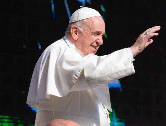 Pope Francis during his weekly General Audience, 2019. Pope Francis during his weekly General Audience, 2019.