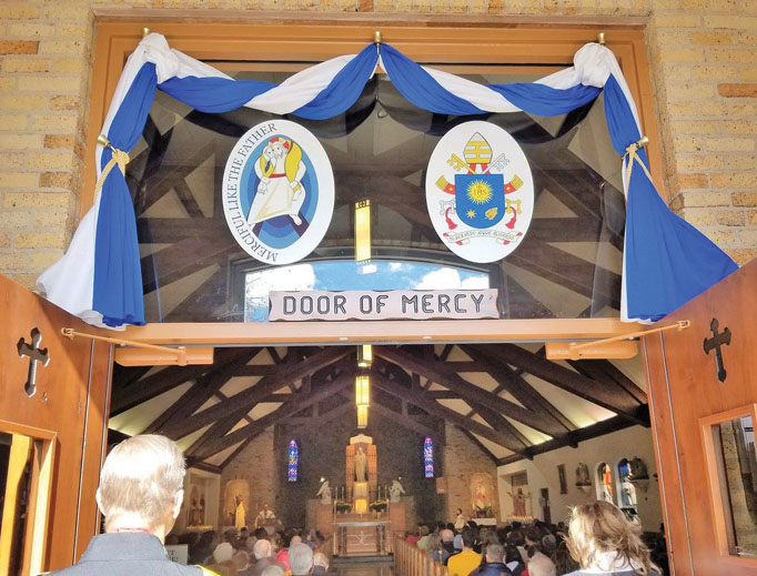JUBILEE PILGRIMAGE. Sharon Hale passed through the holy doors for the Jubilee Year of Mercy at the National Shrine of Our Lady of Good Help in the Diocese of Green Bay, Wisconsin, among others. JUBILEE PILGRIMAGE. Sharon Hale passed through the holy doors for the Jubilee Year of Mercy at the National Shrine of Our Lady of Good Help in the Diocese of Green Bay, Wisconsin, among others.