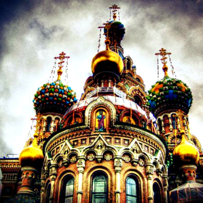 Russian Orthodox Church of the Resurrection in Moscow. Russian Orthodox Church of the Resurrection in Moscow.